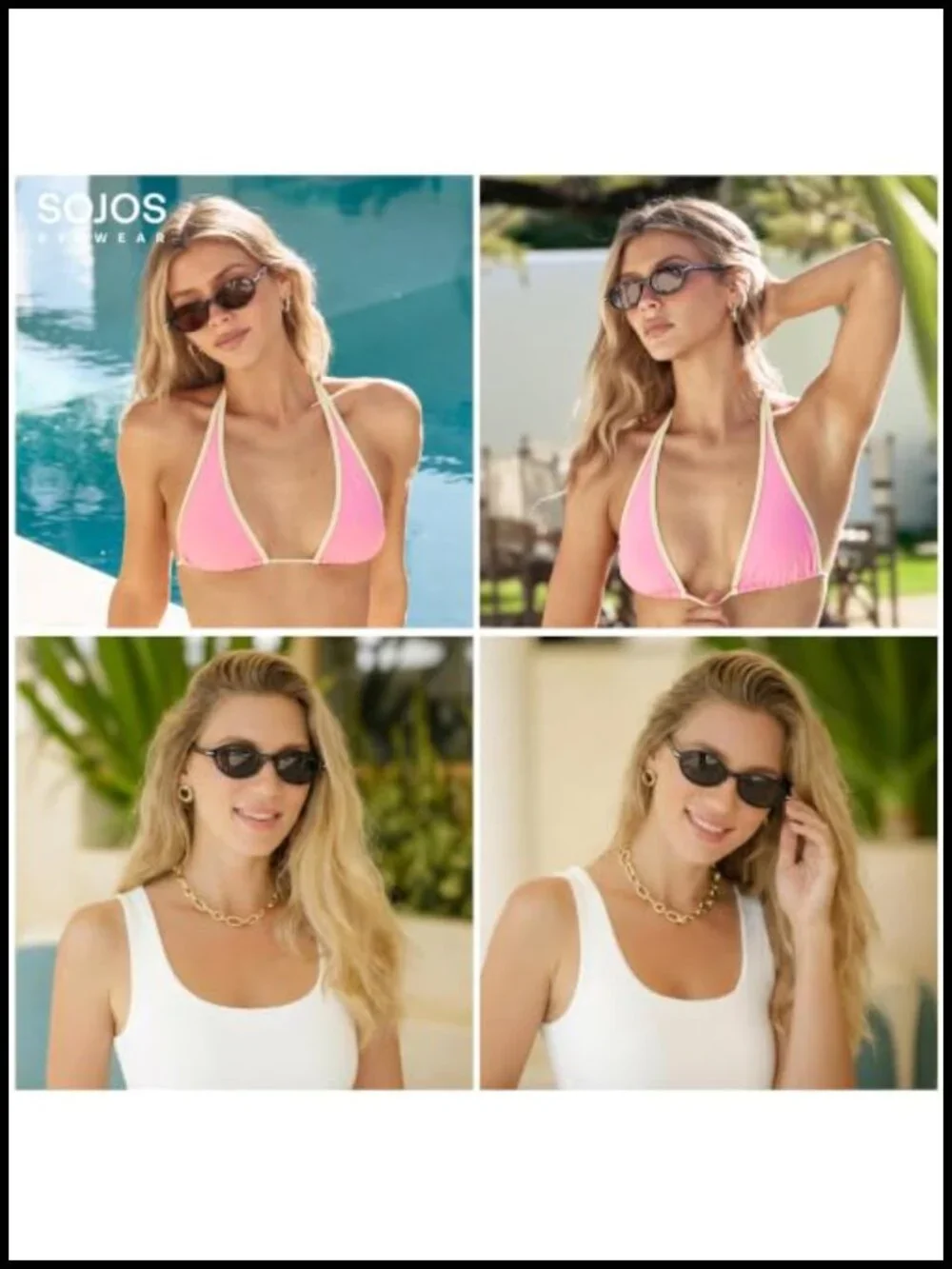 Trendy Narrow Oval Polarized Sunglasses Retro 90s Y2k Small Round Vintage